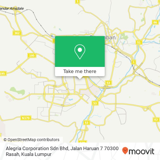 Peta Alegria Corporation Sdn Bhd, Jalan Haruan 7 70300 Rasah