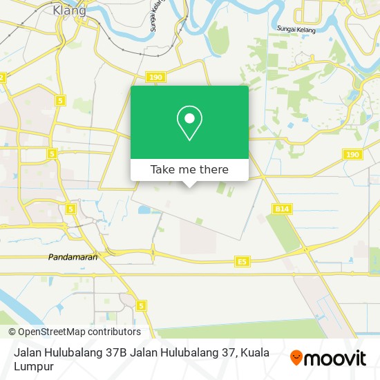 Jalan Hulubalang 37B Jalan Hulubalang 37 map