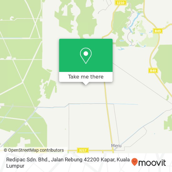 Redipac Sdn. Bhd., Jalan Rebung 42200 Kapar map