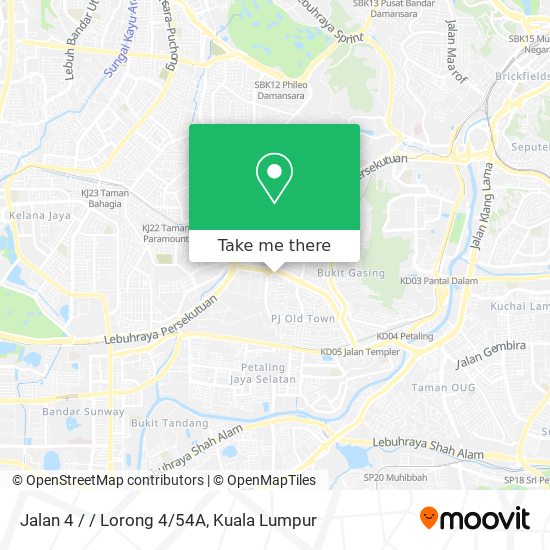 Peta Jalan 4 / / Lorong 4/54A