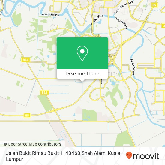 Peta Jalan Bukit Rimau Bukit 1, 40460 Shah Alam