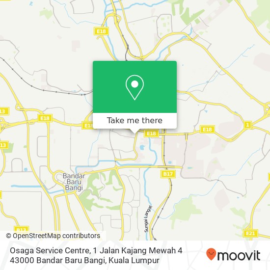 Osaga Service Centre, 1 Jalan Kajang Mewah 4 43000 Bandar Baru Bangi map