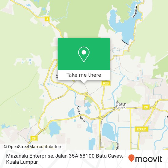 Mazanaki Enterprise, Jalan 35A 68100 Batu Caves map