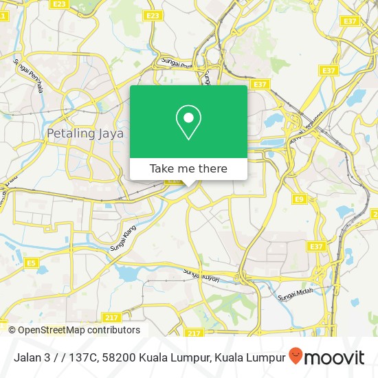 Peta Jalan 3 / / 137C, 58200 Kuala Lumpur