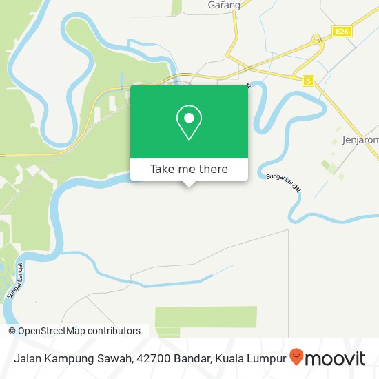 Jalan Kampung Sawah, 42700 Bandar map