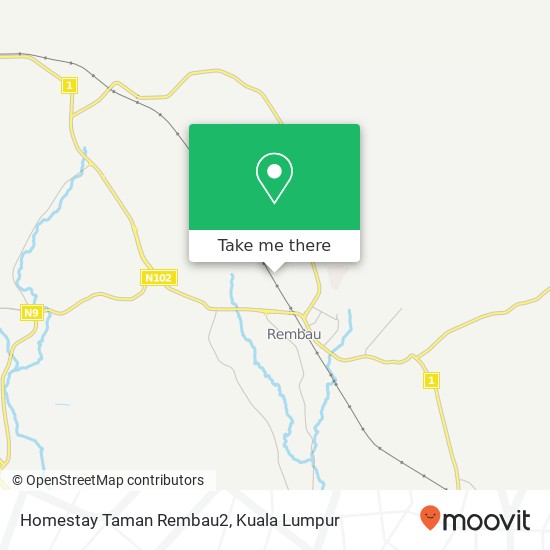 Homestay Taman Rembau2 map