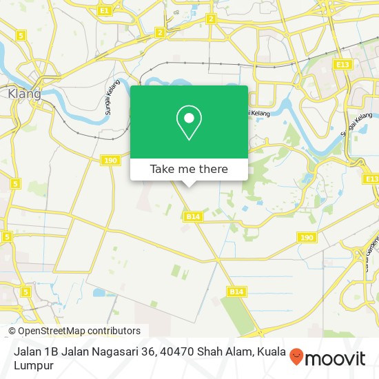 Jalan 1B Jalan Nagasari 36, 40470 Shah Alam map