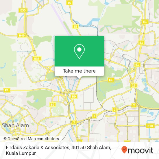 Peta Firdaus Zakaria & Associates, 40150 Shah Alam