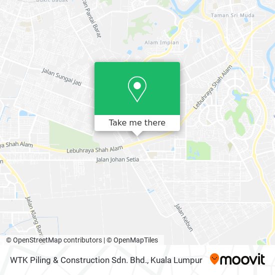 WTK Piling & Construction Sdn. Bhd. map