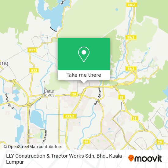 LLY Construction & Tractor Works Sdn. Bhd. map