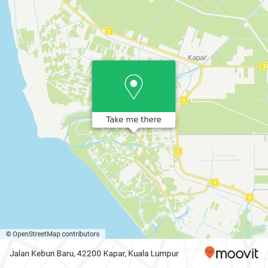 Jalan Kebun Baru, 42200 Kapar map