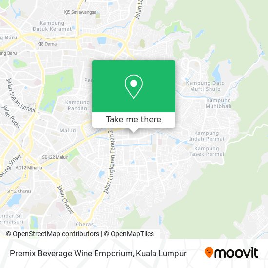 Premix Beverage Wine Emporium map