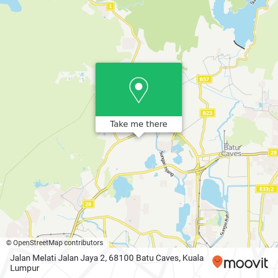 Jalan Melati Jalan Jaya 2, 68100 Batu Caves map