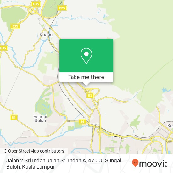 Peta Jalan 2 Sri Indah Jalan Sri Indah A, 47000 Sungai Buloh