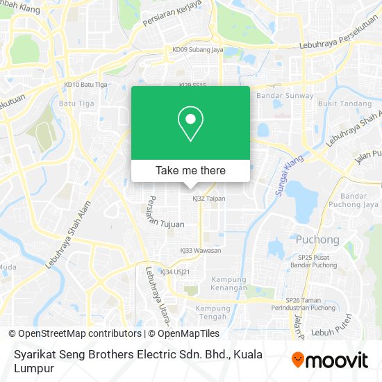 Syarikat Seng Brothers Electric Sdn. Bhd. map