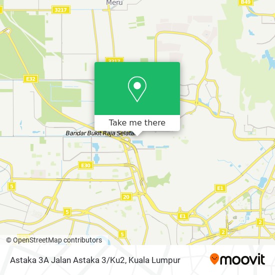 Astaka 3A Jalan Astaka 3/Ku2 map