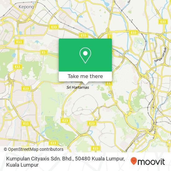 Kumpulan Cityaxis Sdn. Bhd., 50480 Kuala Lumpur map