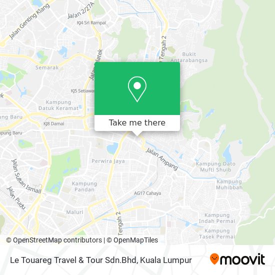 Le Touareg Travel & Tour Sdn.Bhd map