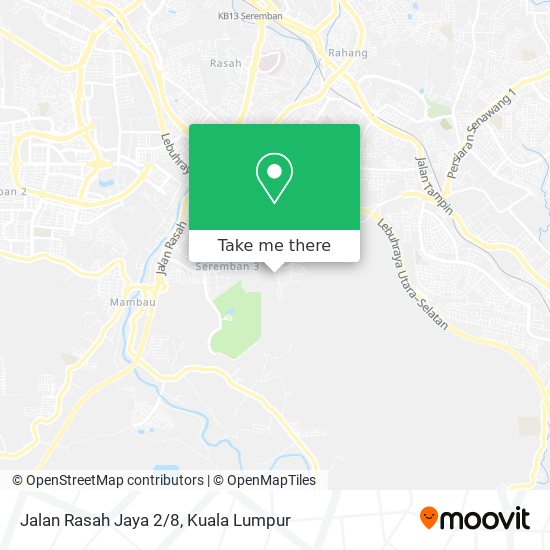 Jalan Rasah Jaya 2/8 map