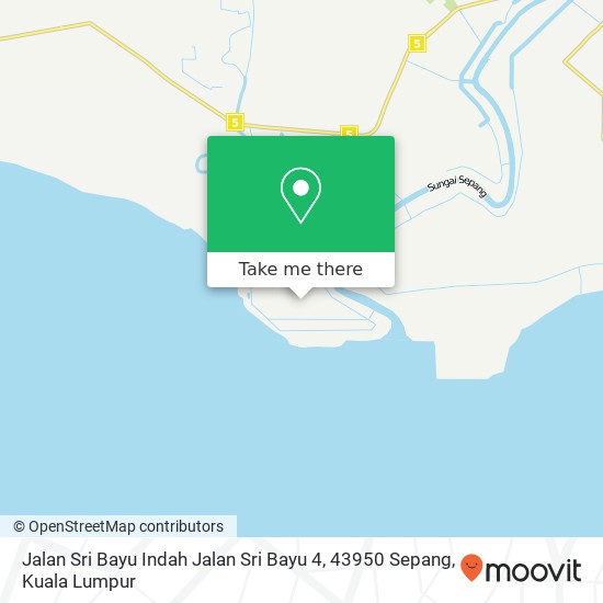 Peta Jalan Sri Bayu Indah Jalan Sri Bayu 4, 43950 Sepang