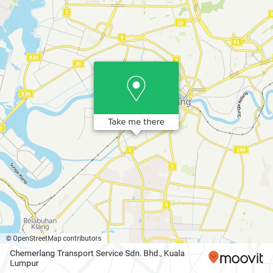 Peta Chemerlang Transport Service Sdn. Bhd.