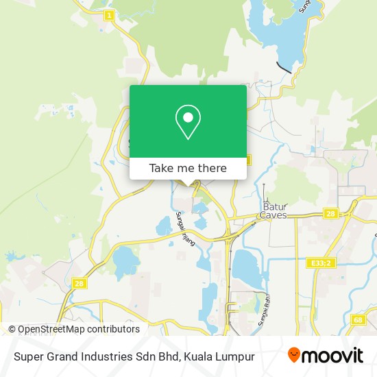 Super Grand Industries Sdn Bhd map