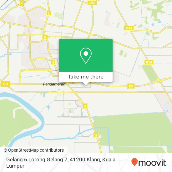 Gelang 6 Lorong Gelang 7, 41200 Klang map