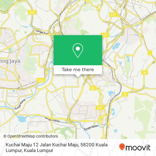 Kuchai Maju 12 Jalan Kuchai Maju, 58200 Kuala Lumpur map