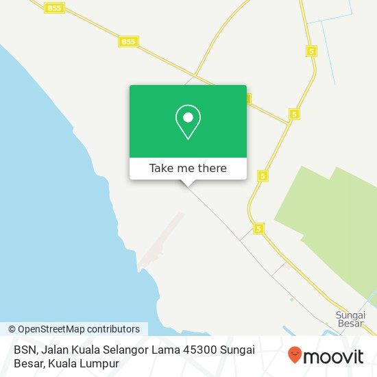 BSN, Jalan Kuala Selangor Lama 45300 Sungai Besar map