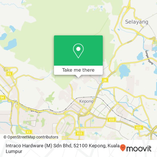 Peta Intraco Hardware (M) Sdn Bhd, 52100 Kepong