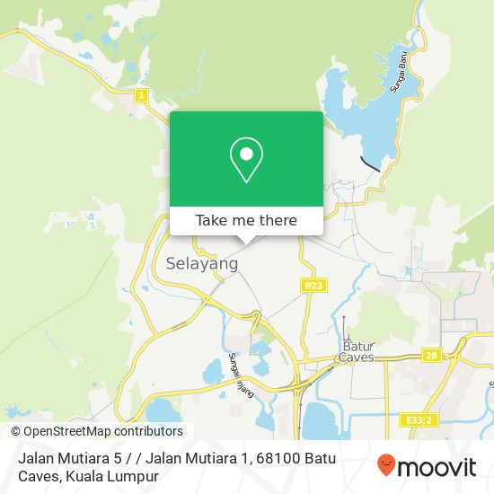 Jalan Mutiara 5 / / Jalan Mutiara 1, 68100 Batu Caves map