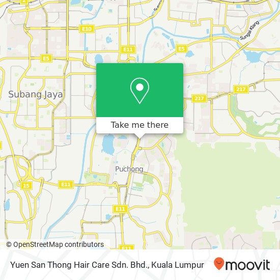 Yuen San Thong Hair Care Sdn. Bhd. map