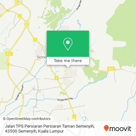 Jalan TPS Persiaran Persiaran Taman Semenyih, 43500 Semenyih map