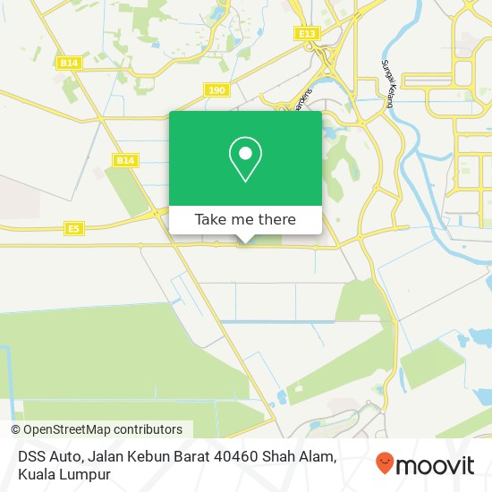 DSS Auto, Jalan Kebun Barat 40460 Shah Alam map