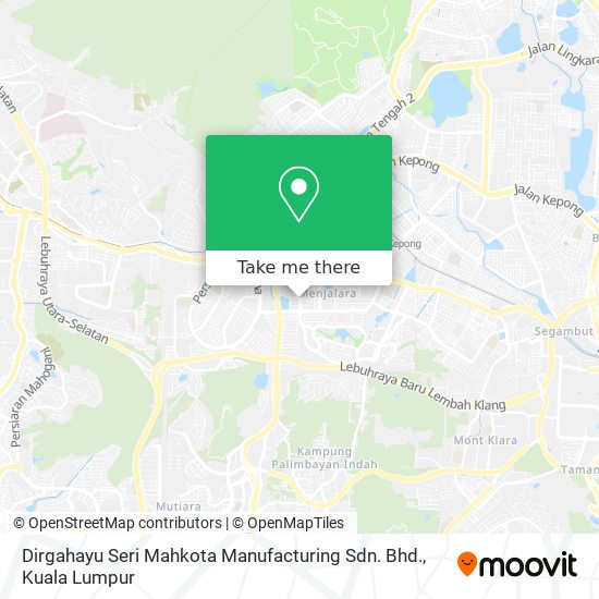 Dirgahayu Seri Mahkota Manufacturing Sdn. Bhd. map