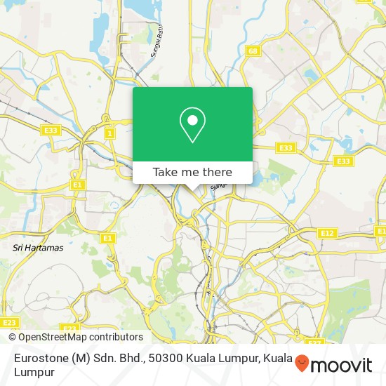 Eurostone (M) Sdn. Bhd., 50300 Kuala Lumpur map