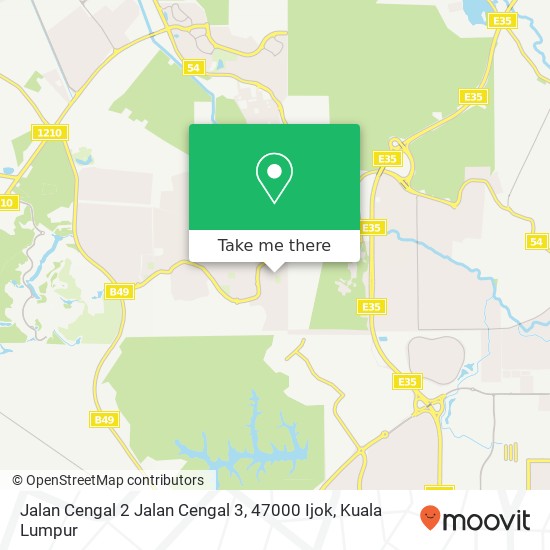 Jalan Cengal 2 Jalan Cengal 3, 47000 Ijok map