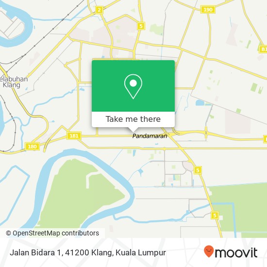 Jalan Bidara 1, 41200 Klang map