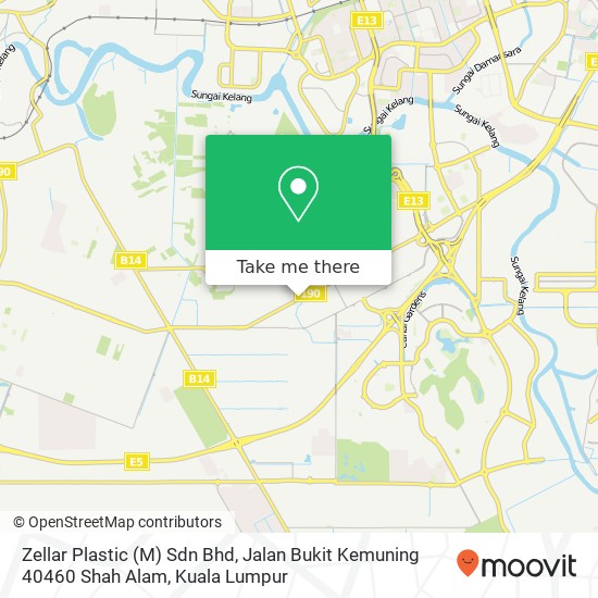 Zellar Plastic (M) Sdn Bhd, Jalan Bukit Kemuning 40460 Shah Alam map
