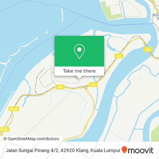 Peta Jalan Sungai Pinang 4 / 2, 42920 Klang