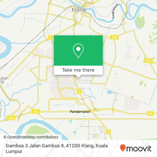 Gambus 3 Jalan Gambus 8, 41200 Klang map