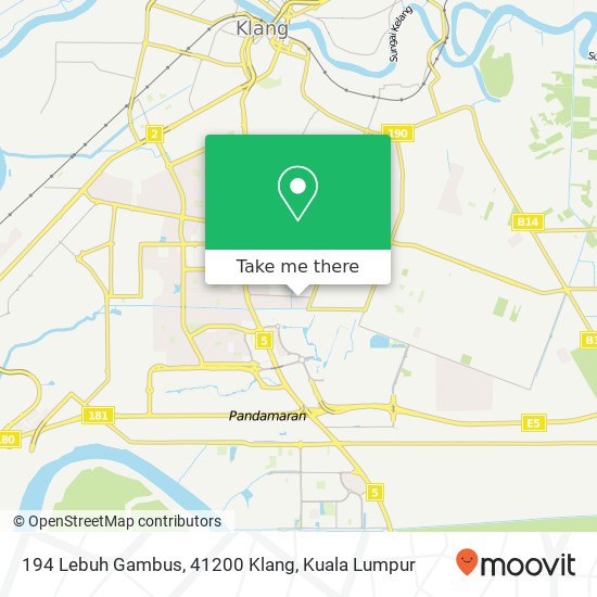 194 Lebuh Gambus, 41200 Klang map