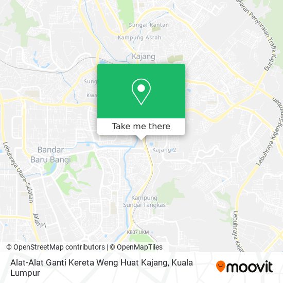 Peta Alat-Alat Ganti Kereta Weng Huat Kajang