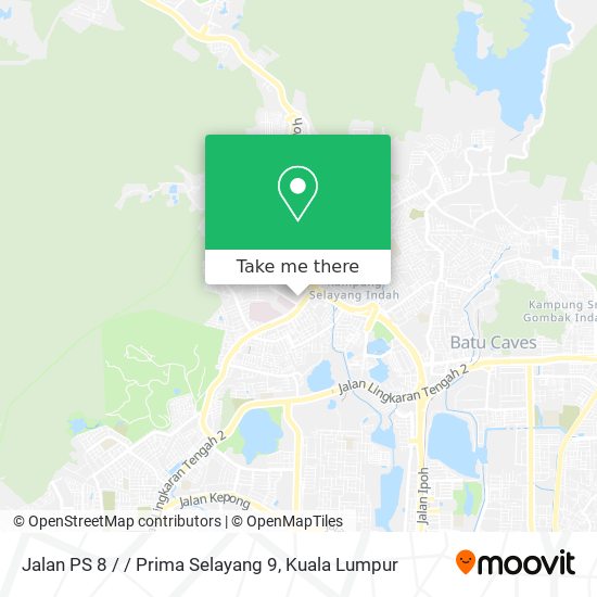 Peta Jalan PS 8 / / Prima Selayang 9