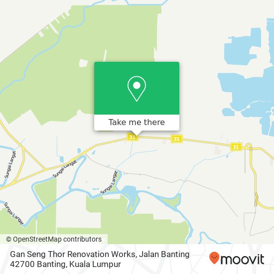 Gan Seng Thor Renovation Works, Jalan Banting 42700 Banting map