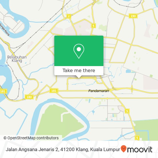 Jalan Angsana Jenaris 2, 41200 Klang map