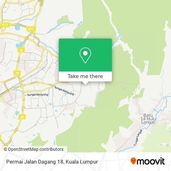 Permai Jalan Dagang 18 map