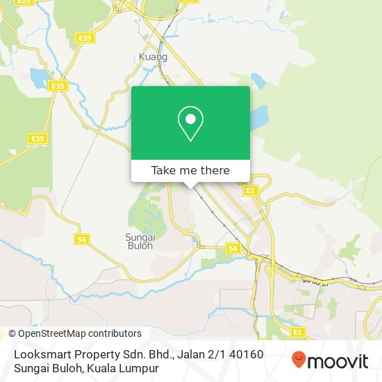 Looksmart Property Sdn. Bhd., Jalan 2 / 1 40160 Sungai Buloh map