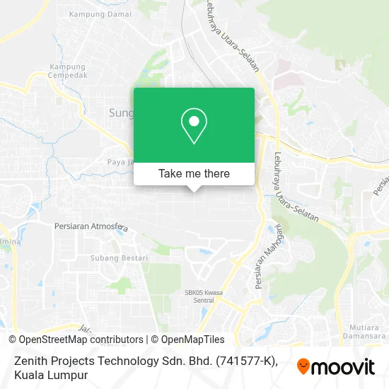 Zenith Projects Technology Sdn. Bhd. (741577-K) map