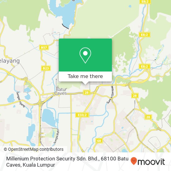 Millenium Protection Security Sdn. Bhd., 68100 Batu Caves map